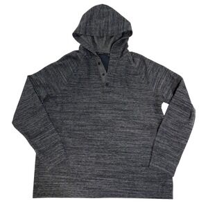 Marc Anthony Men's Pullover Hoodie Heather Gray Long Sleeve Casual Top Sz Large
